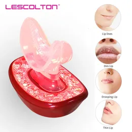Face Care Devices Electric Lip Plumper Device LED light therapy Automatic Enhancer Natural Sexy Bigger Fuller Lips Enlarger Mouth beauty tools 231007