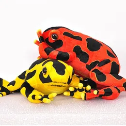 Decompression Toy Children Plush color frogs Baby Kids Stuffed Christmas Gift Simulation frog 231007