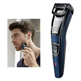 Elektriska rakare Mäns Grooming Beard Trimmer Hair Mustasch Trimer Professional Stubble Face Rechargeble Hair Cutting Machine Justerbar 110mm 231006