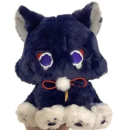 減圧おもちゃゲンシンゲームアニメフィギュア人形ふわふわの猫のぬいぐるみインパクトワンダラーペットスカラムーシュコスプレマスコットギフト子供231007