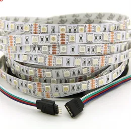 High Birght 5M 5050 LED شرائط فاتحة دافئة أبيض أحمر RGB مرنة 5M لفة 300 LEDS 12V شريط في الهواء الطلق 262S