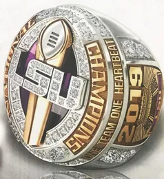 مجموعة Band Rings Personal New LSU National Championship Ring For Fan Men Gift with Collectors Display Case8538389