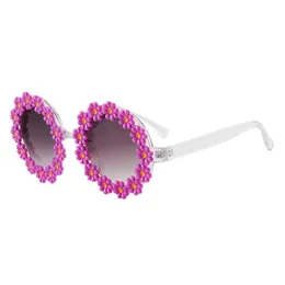 Blumen-Herren-Sonnenbrillenfassungen. Damenmode-Brillenfassungen