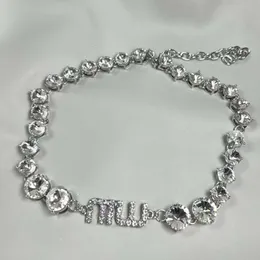 Миу Большой и маленький сестринский стиль ~ высококлассные полные бриллианты -на вечеринке воротниковые колье аксессуары для ожерелья 2024 000