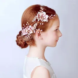 Accessori per bambini Accessori per bambini Hairpin per copricapo di copricapo arte per la perla floreale