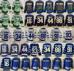 남성 하키 34 Auston Matthews 저지 리버스 레트로 16 Mitchell Marner 88 William Nylander 44 Morgan Rielly 93 Doug Gilmour 91 John Tavares Stadium Series Arenas