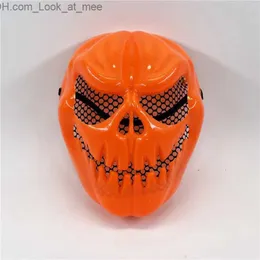 Maski imprezowe Halloween Full Face Zabawny horror przerażający maskarada zabawna Cosply Dyni dekoracja wiszące rekwizyty masy maskarady maski Q231009