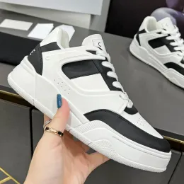 2023 CT-07 Tasarımcı Sneaker Kaykay Ayakkabıları Sıradan Ayakkabı Buzağı Deri Beyaz Kırmızı Mavi Mektup Kaplama Platformu Düşük Dantel Up Sneakers