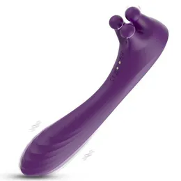 Vuxen sexleksaker för kvinnor klitorisvibrator med trio av fondling nubs g spot 9 lägen gyrating klitorier stimulator sex leksaker kvinnor par