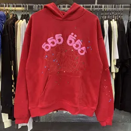 Lüks Tasarımcı Moda Giyim Erkek Sweatshirts Meichhao SP5DER 555555 Yıldız Melek Numarası Gevşek Sıradan Saf Pamuk Hoodie Sweater Erkekler ve Kadınlar İçin