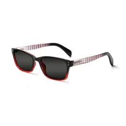Óculos de sol Henotin Óculos de leitura para homens e mulheres lente cinza retangular de alta qualidade durável prescrição óculos 0.5-4.0
