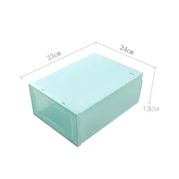 Storage Holders Racks Flip Shoes Box Thickened Transparent Drawer Case Plastic Shoe Hanger Stackable Box Shoe Organizer Shoebox storage Shoe rack 231007