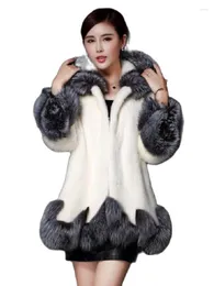 Women's Fur Tops Autumn Winter Classic Luxury Cold And Warm Protection Vest High Street Casual Style Soft Coat