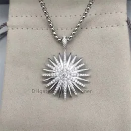 Halsketten Sonnenblumen Halskette Stylische Kupfer Jewlery Zirkonia Mode Designerin und für Weißgold Frauen Luxus -personalisierte Schmuck 2v9j