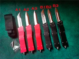 Mirco Tech Great Dragon Sword Automatisk kniv D2 Steel Blade Aviation Aluminiumhandtag Camping utomhus Självförsvar Taktiska strid Knivar EDC Pocket Tool