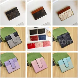 Modedesigner Dupe -väskor för kvinnor män korthållare med utskrift av kvinnors bärbara plånböcker