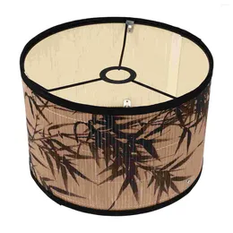 Lampy wiszące lampa podłogowa zamienne odcienie bambusa abażury vintage home dekoracje chiński styl