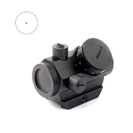 Mirino tattico Red Dot Airsoft 3 MOA Mirino rosso illuminato collimatore con 20mm Picatinny Weaver Rail Mount Caccia