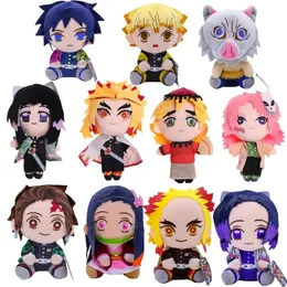 Plush dockor Devil's Blade Anime fylld leksak söt dolsl demon slayer manga docka kimetsu no yaiba tanjirou nezuko barns presentinredning 231007