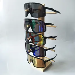 Okulary przeciwsłoneczne marki dla mężczyzn Ochrona UV Ogromne okulary Kobieta sport