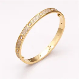 Bracciale con ciondoli di moda per donna, uomo, bracciale personalizzato, bracciale rigido, argento, oro, titanio, acciaio, gioielli di design di lusso, cacciavite lov277l