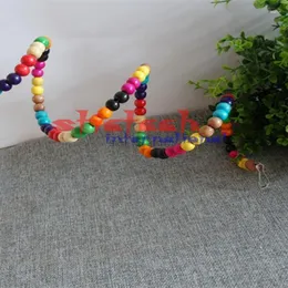 Andra fågelförsörjningar av DHL eller EMS 500 PCS Användbar 100 cm 2023 Chew Parrot Bite Cockatoo Cockatiel Pet Budgie Toys Swing Parakeet