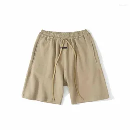 Shorts pour hommes Qualité 7ème collection Coton épais Hommes Court Streetwear Cordon d'entraînement Hip Hop