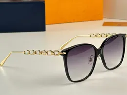 RealFine888 5A Eyewear Z1911u My Chain Two Classique Square Luxury Designer Solglasögon för man kvinna med glasögon tygfodral