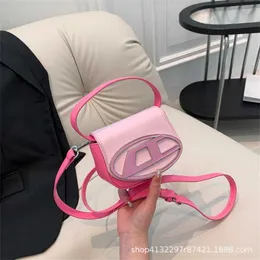 Diese Dingdang Tas Vrouwen 2023 Zomer Nieuwe Contrast Kleur Een Schouder Crossbody Handheld Mini Zakken Klein Aantal 764