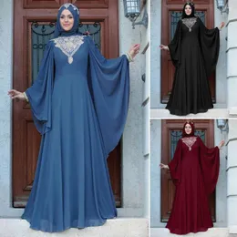 Ubranie etniczne 2023 Ramadan Eid Abaya Dubai Turcja Kaftan Woman muzułmańska sukienka Hidżab Bangladesz Jalabiya Islamska arabska szata Caftan suknia Caftan