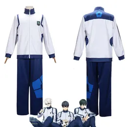 Blue Lock Reo Nagi Bachira Isagi Chigiri Cosplay Costume Zip Sportswear Tracksuit Sweatshirt Hoodie Halloween Carnival Clothescosplay