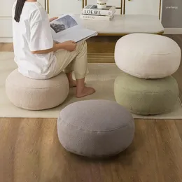 Kissen Kreis Fleece Samt Bezug Pouf Meditation Moderner Futon Balkon Tatami Bequeme Matten Ungefülltes Lazy Sofa