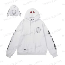 Designer Mens Hoodies Cromo Inverno Moletons Coração Hoodie Ch Manga Longa Casaco Solto Casaco Com Capuz Homens Mulher Hip Hop Chromees Corações D3XG