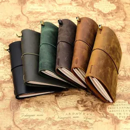 Notepads Wholesale Special Sale Leather Travel Diary Passport Size Replaceable Inner Page Mti-Function Notebook 230525 Drop Delivery O Dhxue