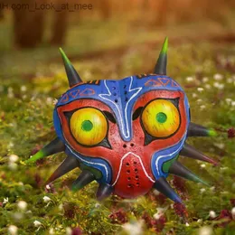 Party Masks Majoras Mask Legend of Zelda Cosplay Mask LaTex Game Face Masks Halloween Costume For Adults Props Accessories Q231007