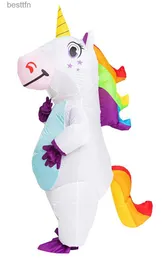 Theme Costume table Unicorn Come Adult Kids Rainbow Halloween Comes for Wommen Men Adult Carnival Mascot Purim Christmas CosplayL231007