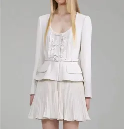 S-elf-Port-rait Женское приталенное платье из полиэстера Мини-платье белое