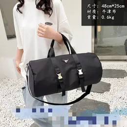 Nova moda leve bolsa de viagem tecido impermeável de náilon pode embarcar bolsa de viagem 48*20*25