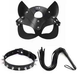 nxy Sexspielzeug für Männer, BDSM, Bondage, Erotik, Fetisch, Maske, Halloween, Handschellen, Peitschenhalsband, Cosplay, Sexspielzeug, Paare, Spiele, Spielzeugsets