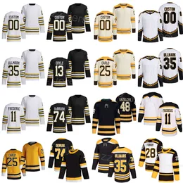 Men Women Kids Hockey 11 Trent Frederic Jerseys 48 Matt Grzelcyk 25 Brandon Carlo 28 Derek Forbort 74 Jake Debrusk 13 Charlie Coyle 35 Linus Ullmark Winter Classic