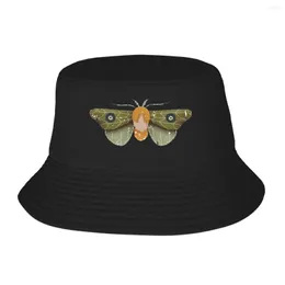 Berets Moth Bucket Hat Panama Für Mann Frau Bob Hüte Mode Fischer Angeln Unisex Caps