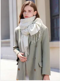 Scarves Scarf Womens Winter Korean Plaid Warm Simple Couple Neck Product Cold Protection Shawl Imitation Cashmere 231007