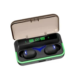 Ny TWS Ambient Light Digital Display Ingen spellinje Bluetooth-headset Låg latens Mini In-Ear