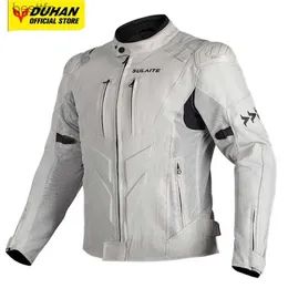 Inne odzież Sulaite Motocykl Kurtka ROAD RACING Odzież Rozciąganie Chaqueta Chaqueta Summer Oddychający sprzęt motocyklowy Rozmiar S-4xll231007