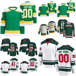 Homens Mulheres Crianças Hóquei 32 Filip Gustavsson Jerseys 26 Connor Dewar 90 Marcus Johansson 15 Mason Shaw 41 Charlie Stramel 2 Calen Addison Marcus Foligno Winter Classic