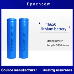 high quality 16650 1600mah flat lithium battery 3.7V Rechargeable battery can be used in bright flashlight Toy battery and so on