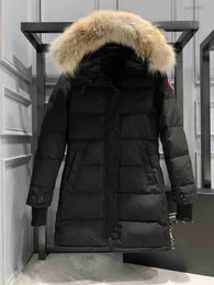 Canadian Goose Mid Length Version Puffer Down Womens Parkas Thick Coats Windproect Streetwear C1