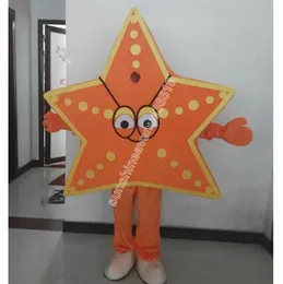 2024 Star Fish Mascot Costume High Quality Cartoon theme character Carnival Adults Size Christmas Birthday Party Fancy Outfit