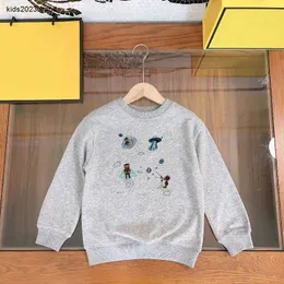 Fashion Autumn Kids Sweater UFO Mönstertryck Sweatshirts For Boy Girl Size 100-160 CM Designer Child Pullover Oct05