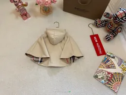 BBR 2023new High end children's clothing baby boys girls cape trench coat Baby coat kids coat Christmas gift